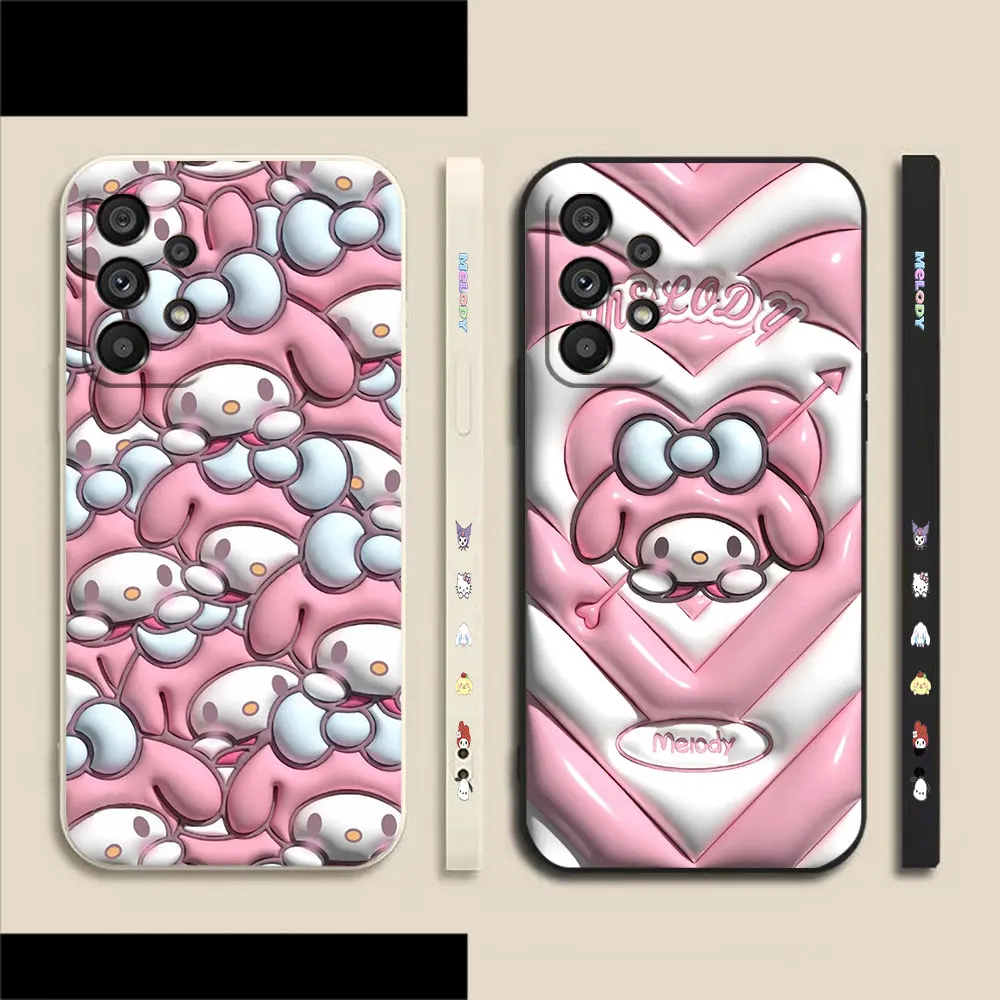 

Lucky Cute My Melody Phone Case For Samsung A91 A73 A72 A71 A53 A52 A51 A42 A33 A32 A23 A22 A21S A13 A12 4G 5G Case Funda Shell