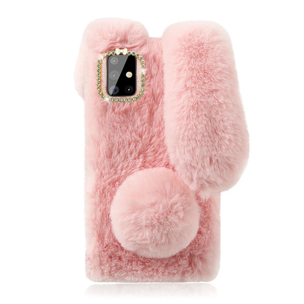 

Case Galaxy A71 Fluffy Plush Shockproof Cover Cute Girl Birthday Easter Present