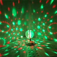 usb colorful led stage light car dj disco ball lamp sound control mini projector starry sky party portable lights new year