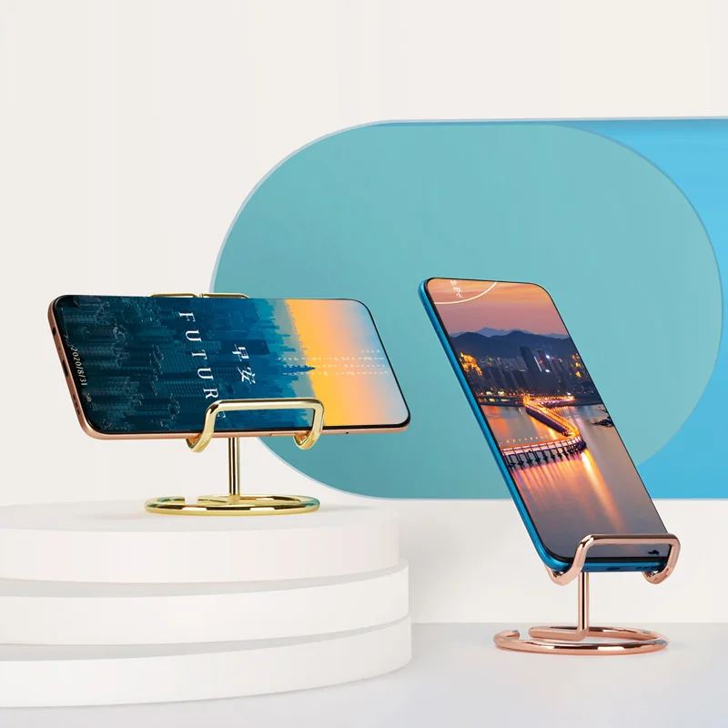 

Display Stand Nordic Universal Tablet Mobile Phone Support Holder Cellphone Stand Rack Office Metal Desktop Shelf Decoration