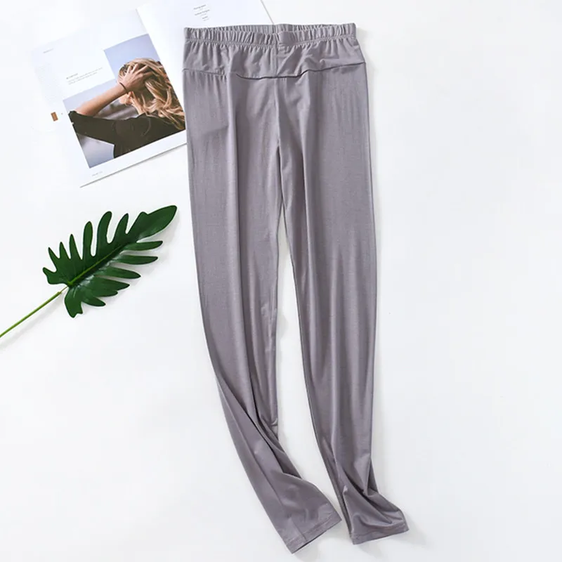 

Fdfklak S-3XL Women Home Clothes New Modal Cotton Pajamas Pant Loose Large Size Sleepwear Pants Elastic Waist Nightwear Trousers