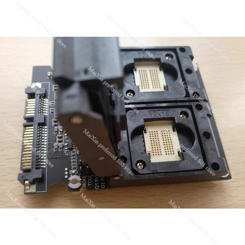 SM2258XT твердотельный интерфейс sata испытательный стенд для вспышки bga152/132 16ce