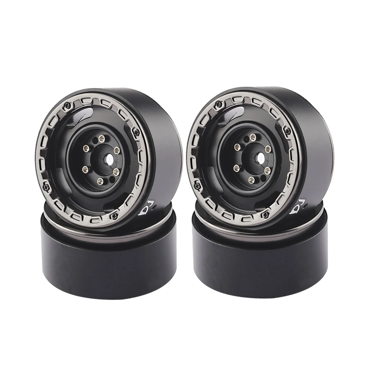 

4 шт., 160 г, 1,33 дюйма, ступица колеса Beadlock для Axial SCX24, AX24, TRX4M, FMS, FCX24, 1/18, 1/24, детали для радиоуправляемых гусеничных машин, 2