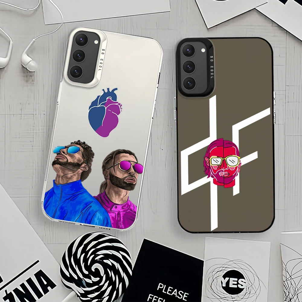 Рэпер PNL Deux Freres Cool для Samsung Galaxy A 15 54 55 S23 S24 S25 4G 5G Ultra Plus Fe Laser Cover IMD Чехол телефона