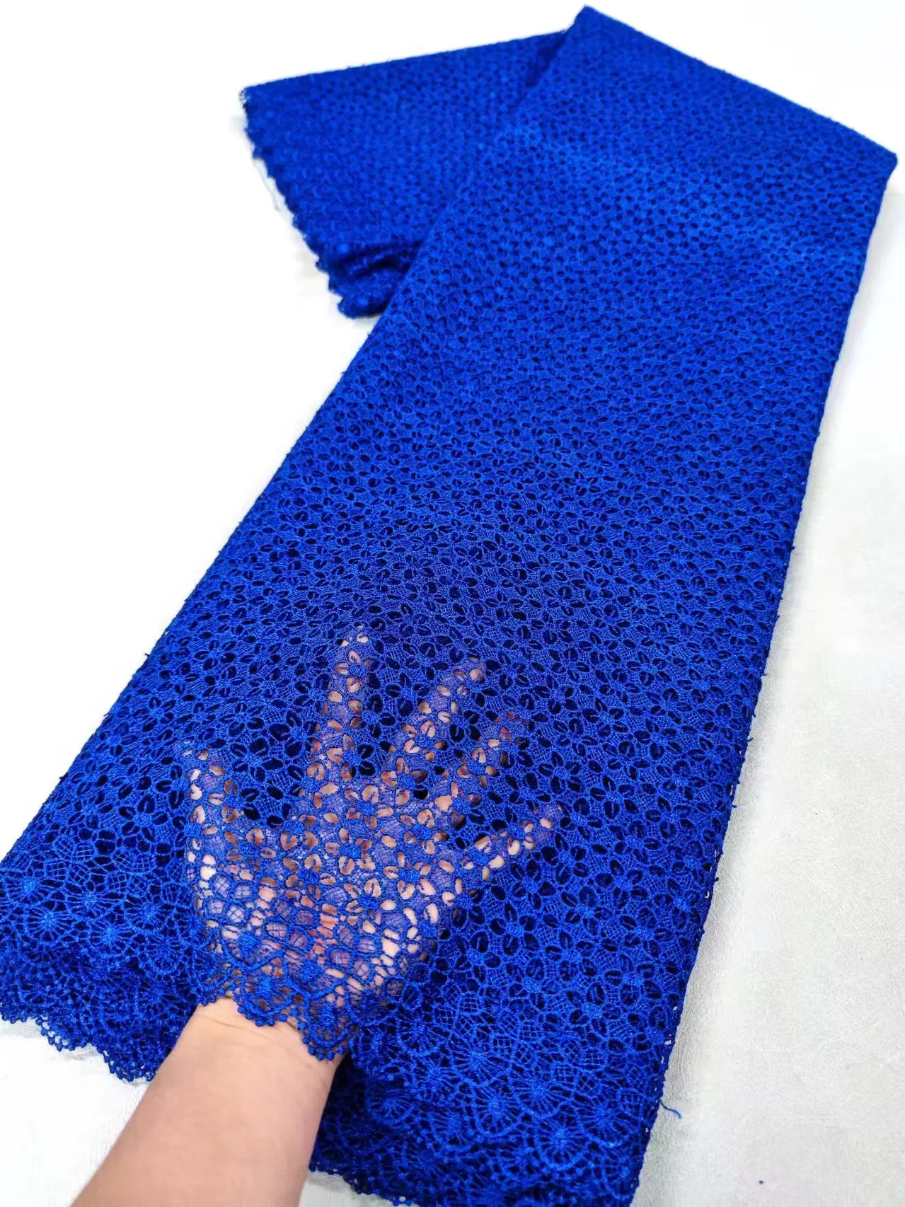 Новейшая розовая жаккардовая кружевная ткань Лидер продаж органза африканский