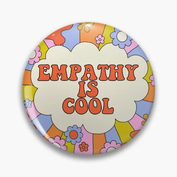Empathy Is Cool The Peach Fuzz Мягкая булавка на пуговицах Декор для влюбленных Женская