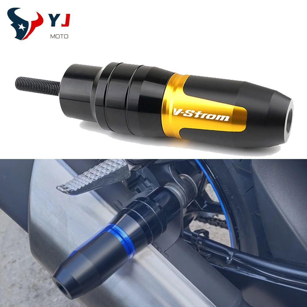 

For Suzuki VStrom 250 650 1000 1050 DL250 650 1000 1000XT Motorcycle CNC Falling Protection Exhaust Slider Crash Pad Protector