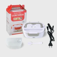 electric lunch box two in one car household dual use thermal insulation heating portable plug in bento food storage containers
