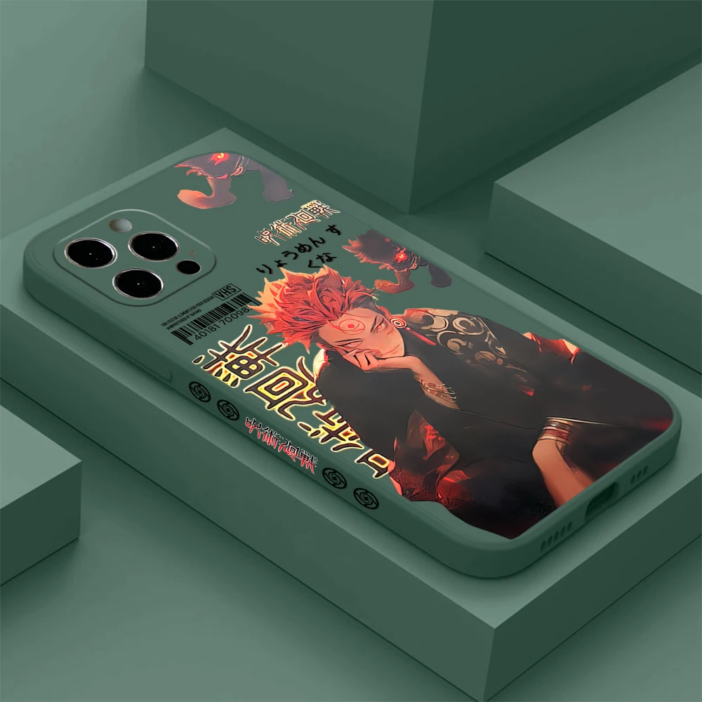 Чехол для телефона Jujutsu Kaisen Gojo Sukuna Oppo Realme C65 C63 C55 C53 C35 C33 13 11 10 9 8 8i 7 Pro Plus 4G 5G Soft Capa Cover
