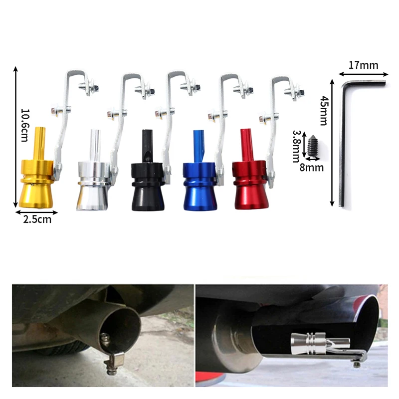 

Car Turbo Sound Whistle Refit Device Exhaust Pipe Turbo Whistle Car TurbMuffler