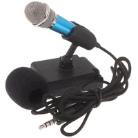 3 5mm stereo studio mic ktv karaoke mini microphone for cell phone pc
