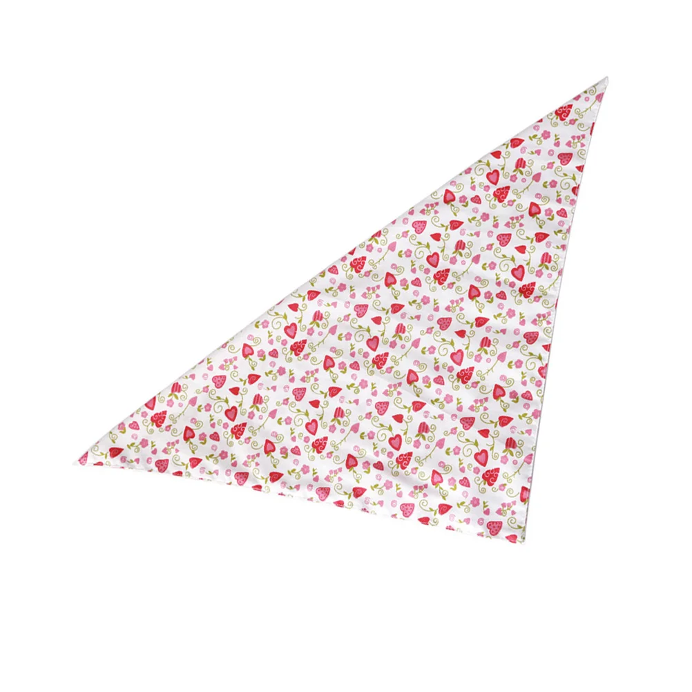 Новая мода хлопок любящее сердце полотенце для домашних животных слина бандана