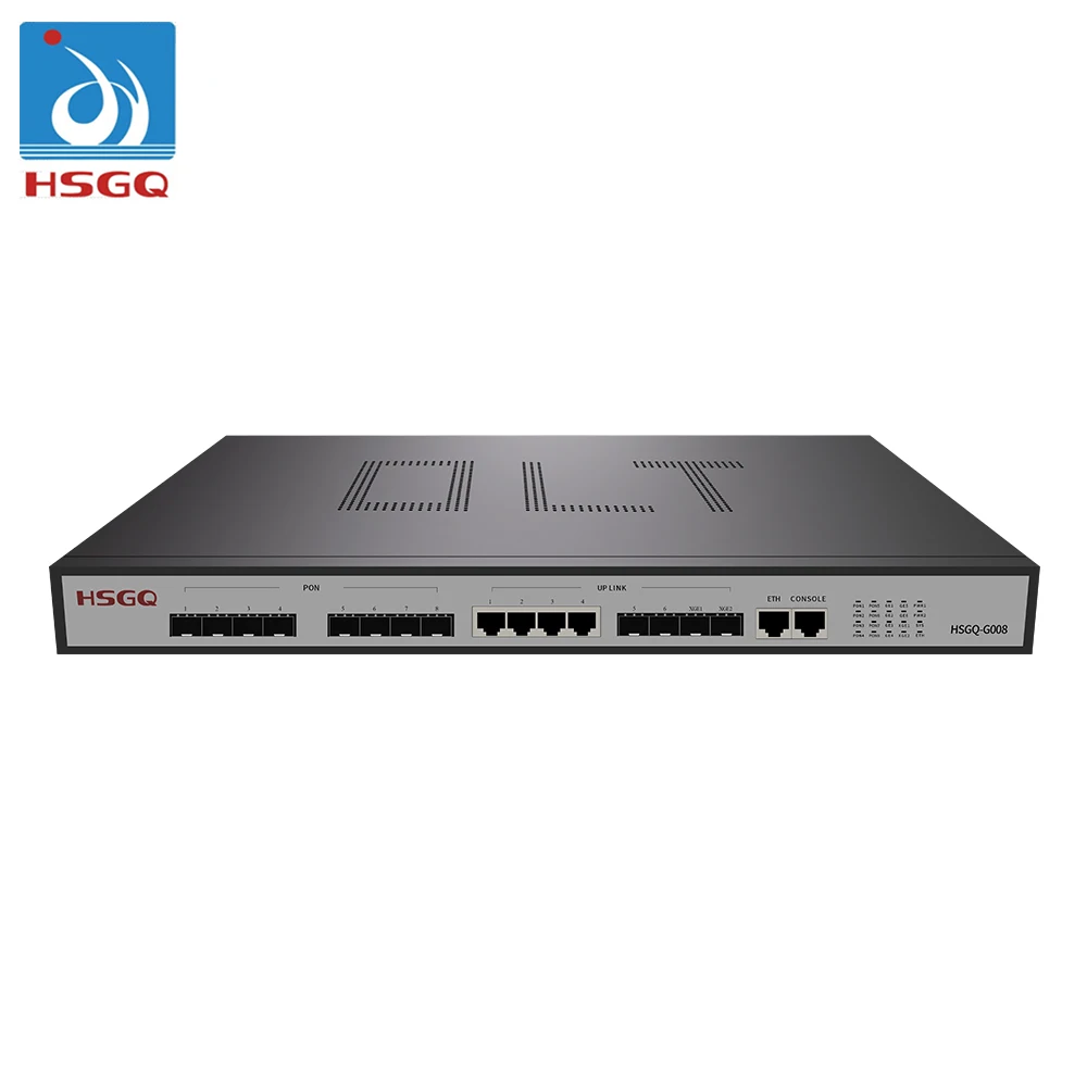 HSGQ-G008 gpon olt 8 pon порт FTTH CATV решение gepon olt 3-слойная Совместимость с HUAWEI ZTE ONU
