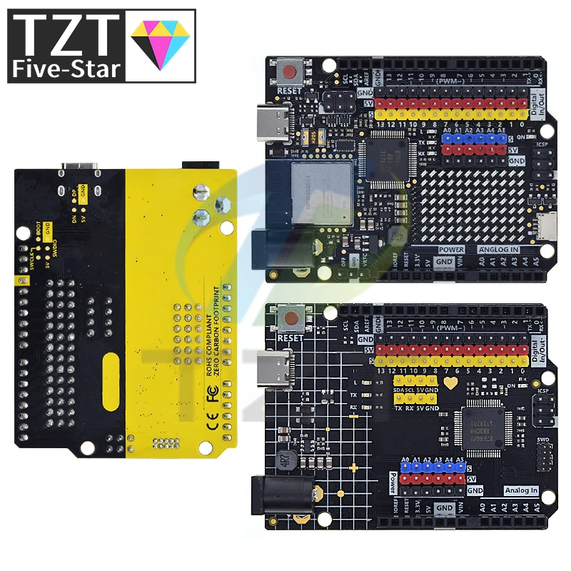 TZT UNO R4 Minima Type-C USB ESP32-S3 WIFI Edition Макетная плата для контроллера обучения