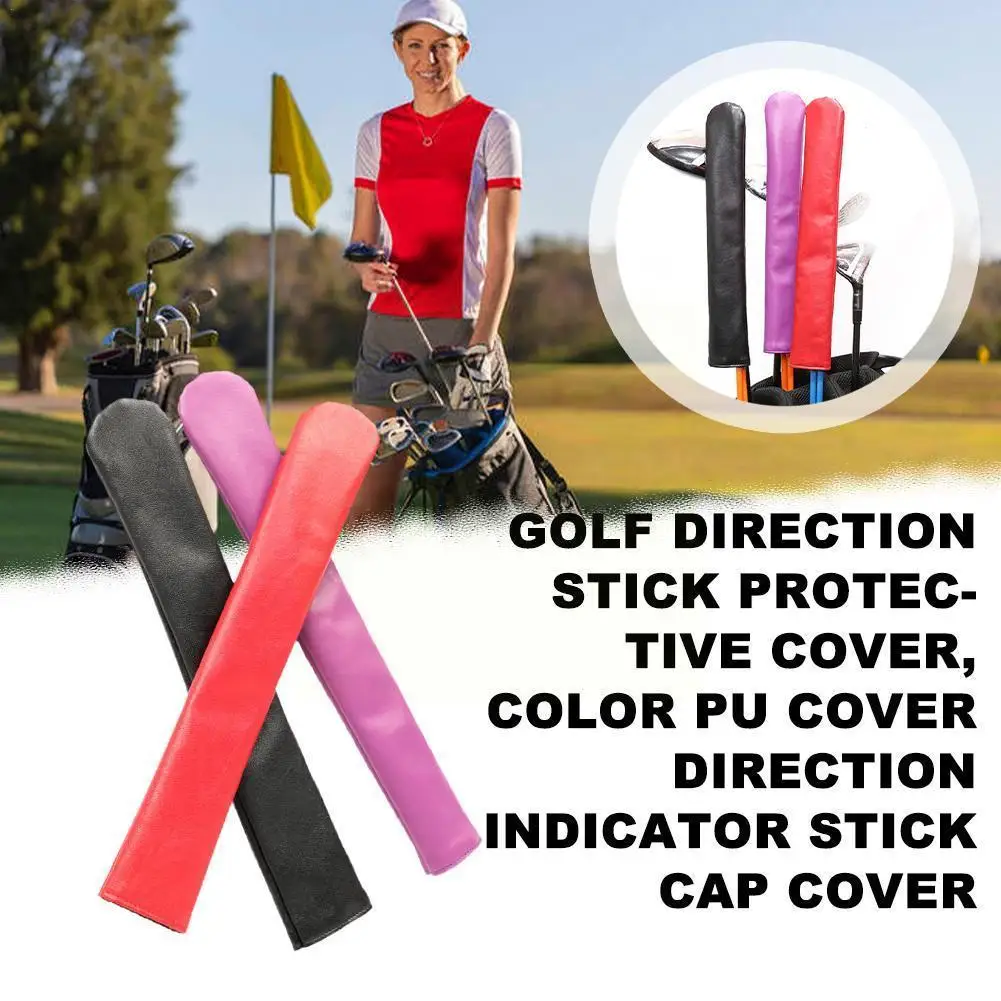 

Чехол для клюшки для выравнивания клюшки для спорта на открытом воздухе, кожаный чехол для клюшки для гольфа, тренировочный Тренажер для гольфа, защитный чехол-корректор для клюшки для гольфа S T6h3