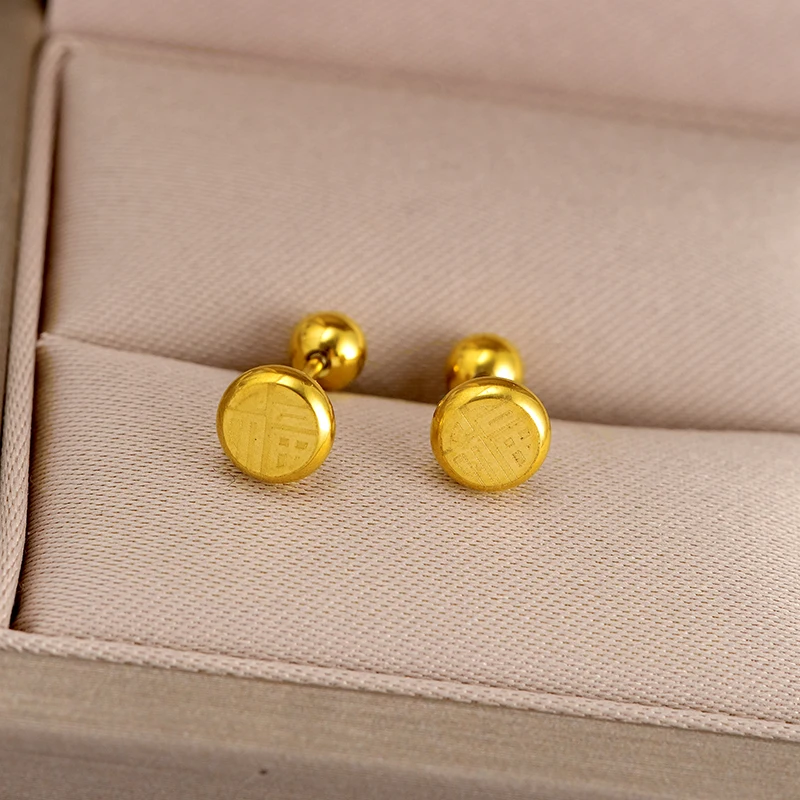 

wholesale Medical Titanium Steel Stud Earring Small Ball Screws Small Earrings Male Ear Bone Nail Lip Piercing Body Jewelry