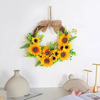 sunflower garland bee festival decoration simulation flower door hanging ornament wall hanging garlands party accessories