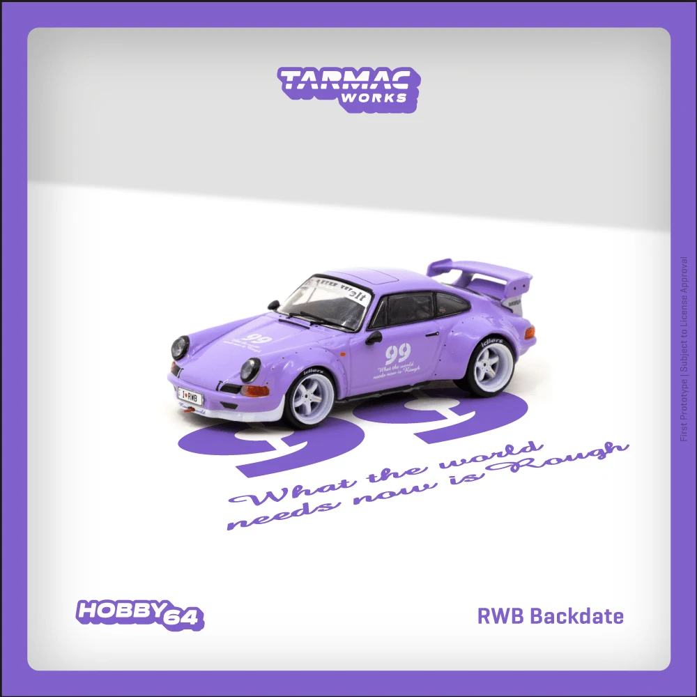 ** Предзаказ Tarmac работает 1:64 RWB Backdate электронная сигарета 12 часов 2016 литая модель