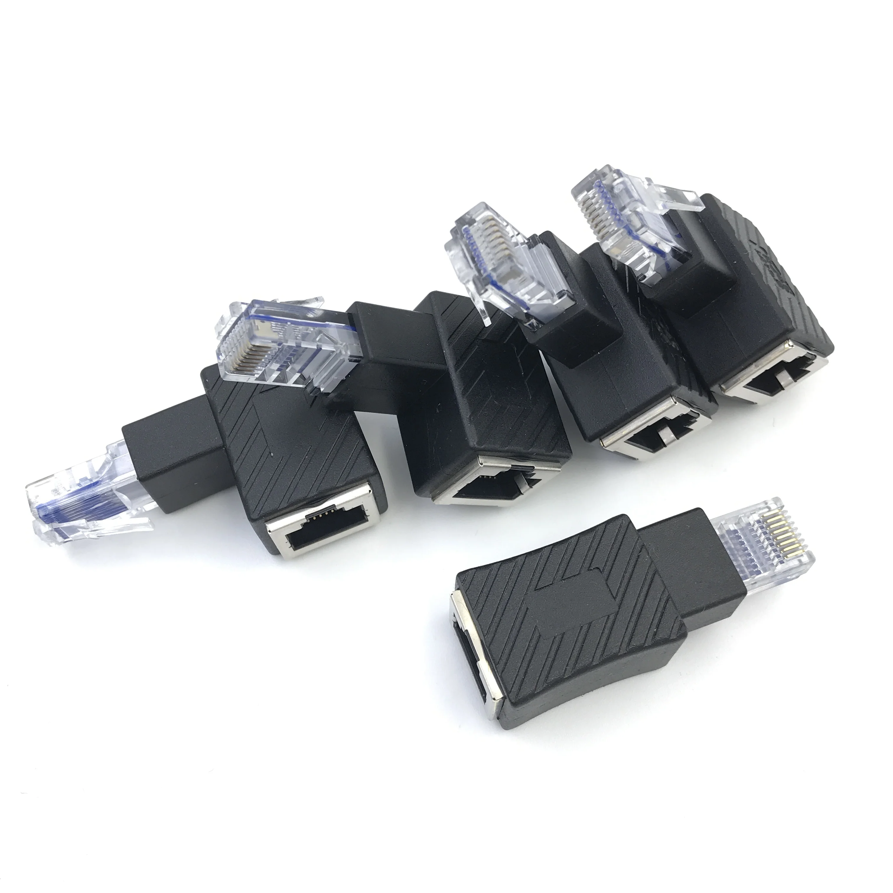 RJ45 Male To Female Converter 90 Degree Extension Adapter for Cat5 Cat6 LAN Ethernet Network Cable Connector Extender | Компьютеры и