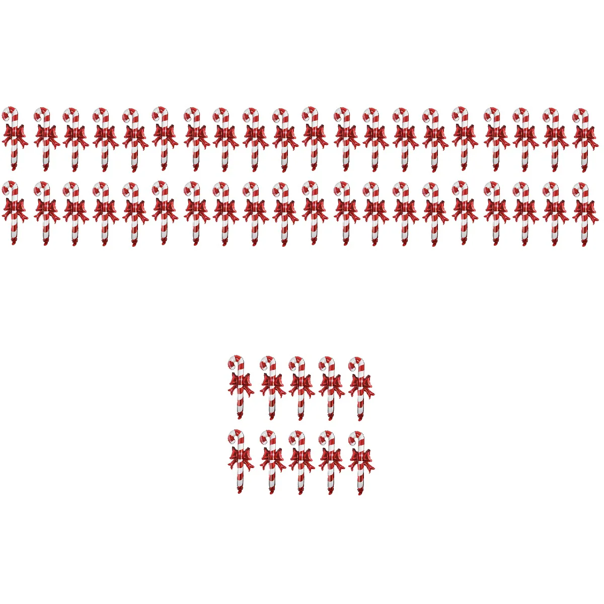 

Christmas Balloons Candy Party Decorations Inflatable Cane Suppliesornament Decor Holiday Foilinflatables Stick Helium Mylar