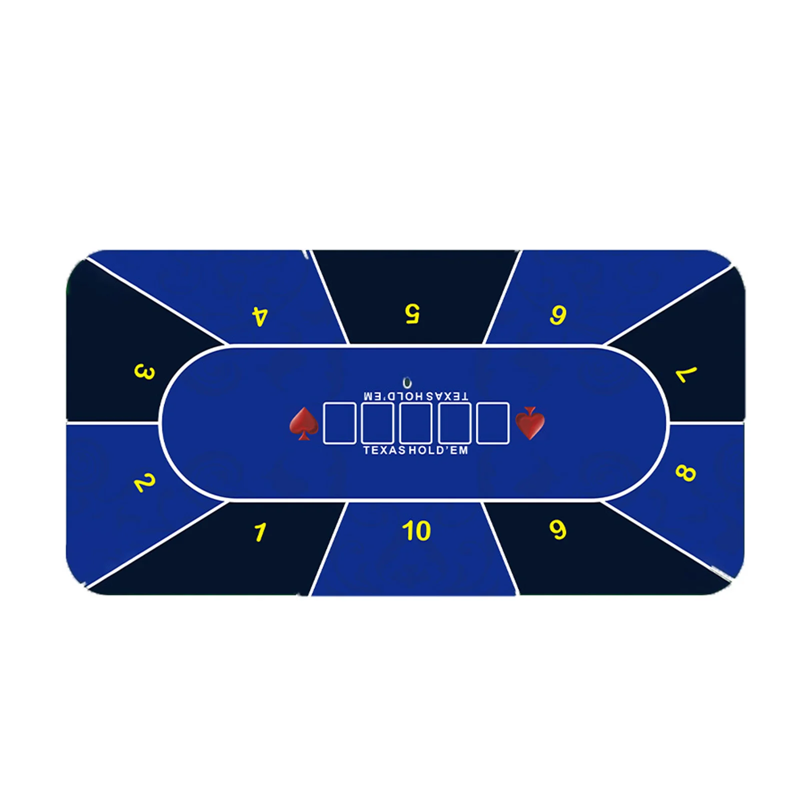

1.2*0.6m Holdem Texas Poker Mat Black Jack Baccarat Dice Durable Rubber Home Gaming Desk Pad