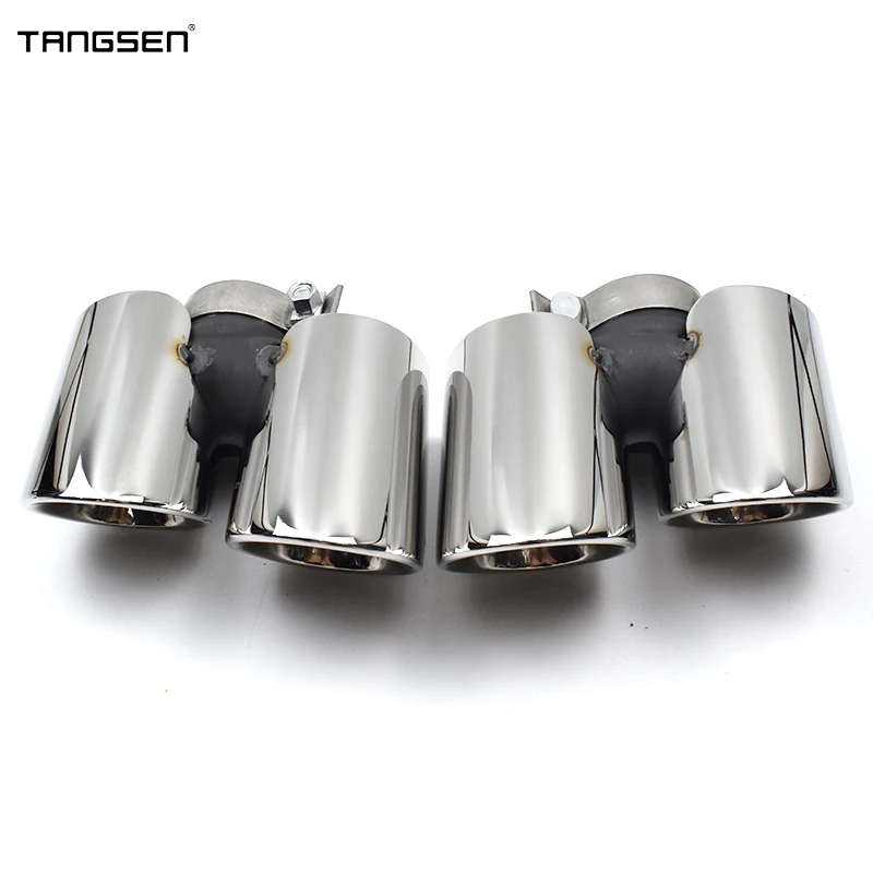 Для Porsche 911 2013-2019 гг. выхлопная труба с квадратным ртом модернизация круглый рот