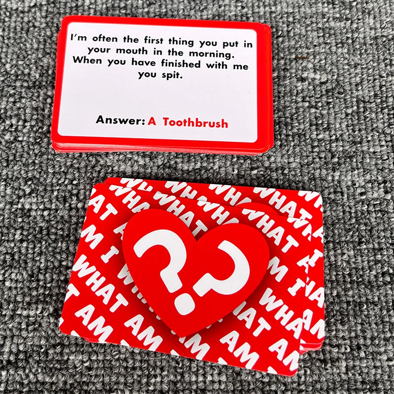 Карточная игра для пар What AM I 54 карты взрослых ночная вечеринка питья Love Edition