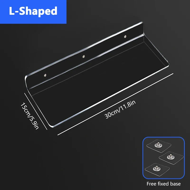 

MOONBIFFY Прозрачная акриловая настенная полка