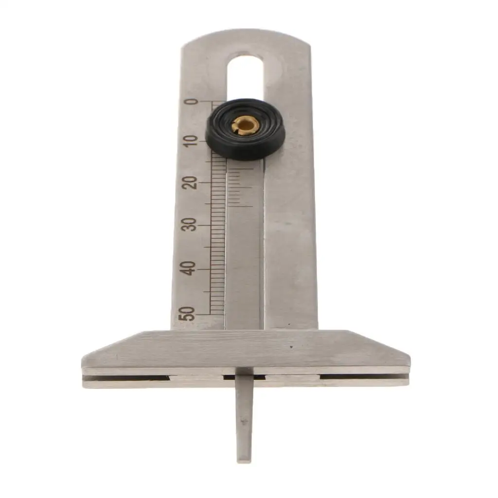 

2x50 мм Метрическая глубина резьбы в шине брелок для колес автомобиля измерительный штангенциркуль