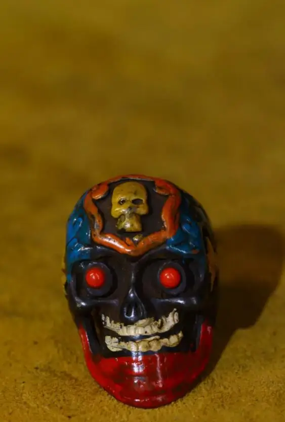 Китайское кольцо из чистой меди с инкрустацией тибетское фэн-шуй Shri chitiпати на