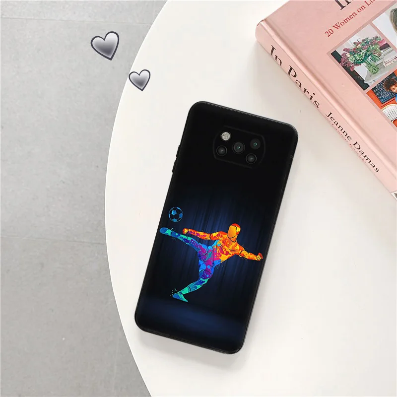 Черный матовый чехол для телефона Xiaomi Poco C61 M5 M5s X5 Pro 5G C51 C50 C40 X4 X3 F5 M4 M3 F3 GT Soft Referee Focus