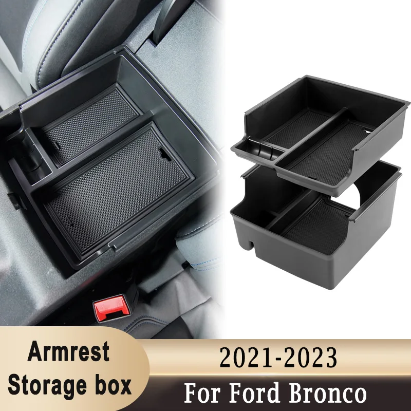 

Центральная консоль для Ford Bronco 2021-2023 (дверь 2/4), лоток для хранения, подлокотник, органайзер, разделители, аксессуары для интерьера