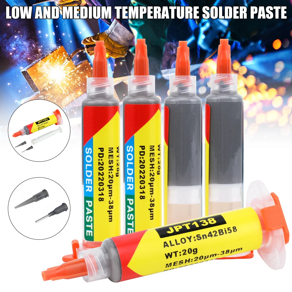 

Melting Point: 183 Solder Paste Needle Tube DIY Welding SMD Component Chip PCB Solder Convenient Fast and Firm MAZI888