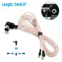 fm antenna 75 ohm f type male plug for home radio stereo signal receiver aerial