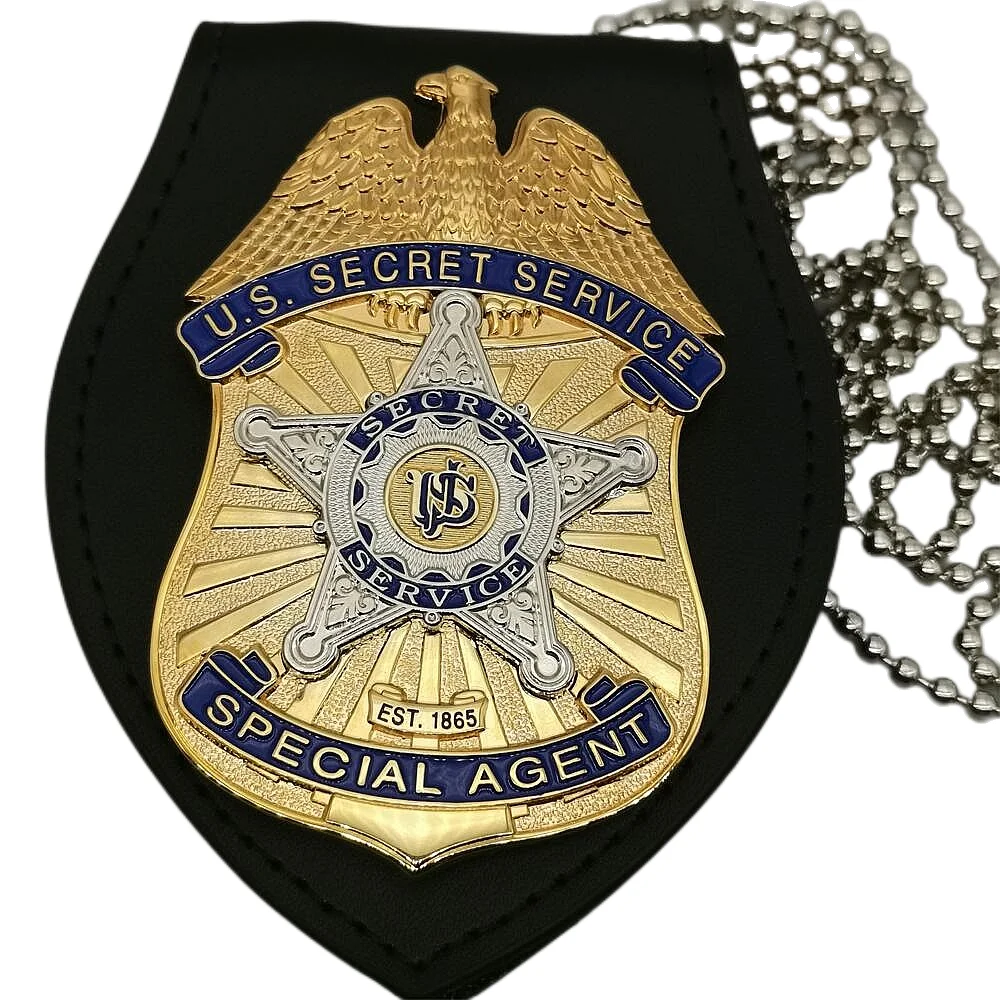 

American Secret Service / Usss LAPD Metal Badge Cosplay props 1:1 Tactical Supplies