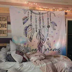 Пастельный Ловец снов гобелен настенный медитация Йога гранж хиппи