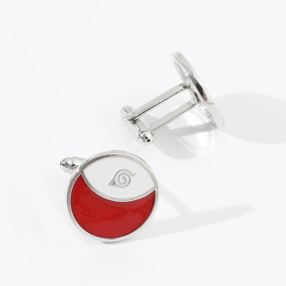 Металлические эмалированные запонки для мужчин Модные металлические зажимы