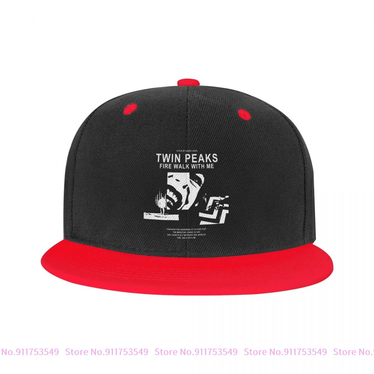 Детская бейсболка с принтом из фильма «Твин Пикс», цветная бейсболка в стиле ретро, хип-хоп, бейсболки для подростков