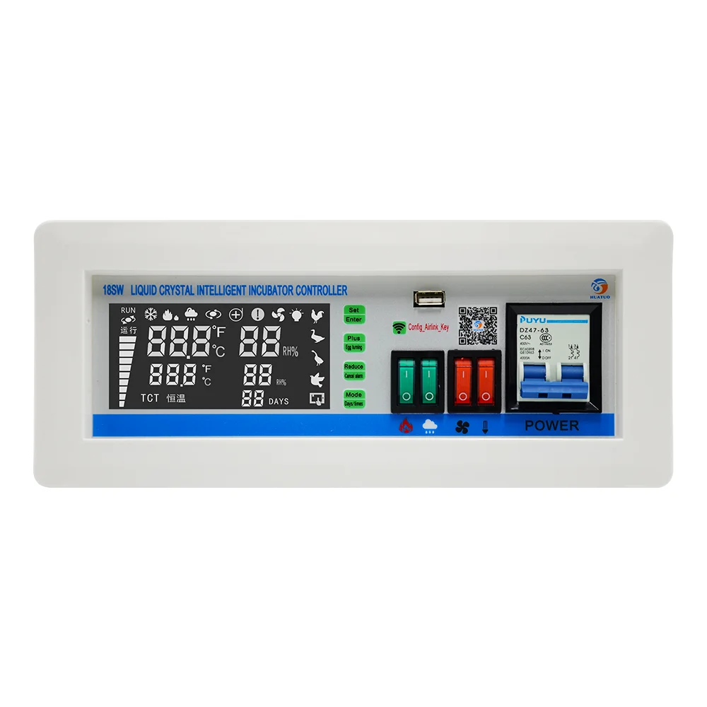 

Egg Incubator Controller system control temperature and humidity controller