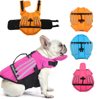 Dog Life Jacket Wings Design Pet Life Vest Puppy Flotation Lifesaver Preserver Swimsuit with Handle for Swim Pool Beach Boating