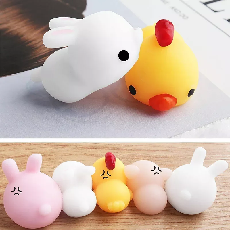 Squishies Kawaii Mochi Mini Animal Relieve Stress Toys Soft Squishy Gifts Cute Animals Stress Toys Various Random Pieces enlarge
