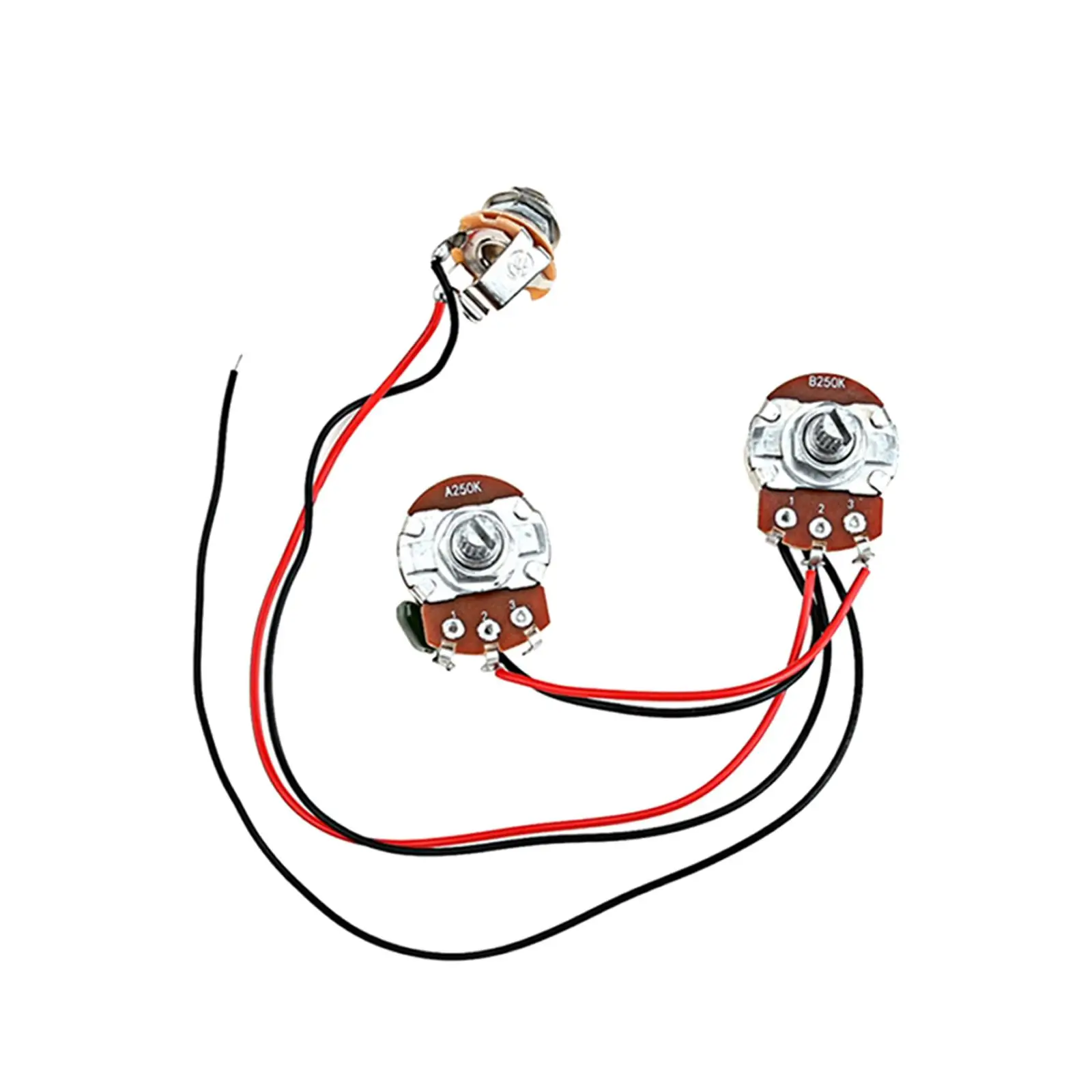 

Professional 250K Potentiometer Guitar Wiring Harness Amp Volume for Replace