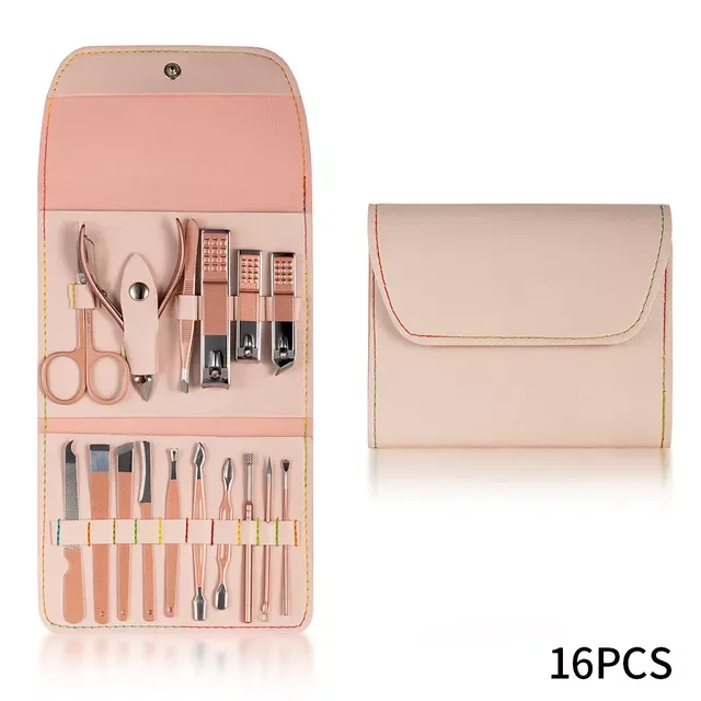 

Set Nail Clipper Stainless Steel Nail Cutter Professional Scissors Set Portable Kit Set For Nails Makeup Grooming Tool