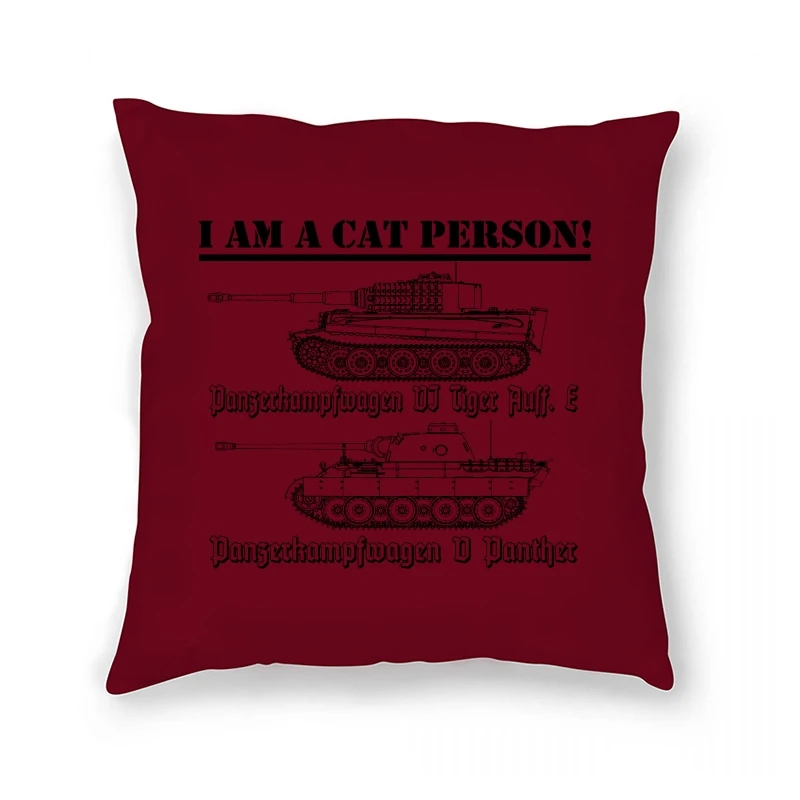 

I Am A Cat Person TANKS Pillow Case Vintage Camisas Hombre