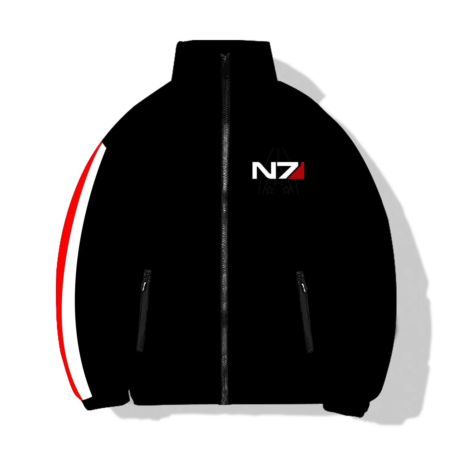 Мужские куртки Embordery косплей N7 зимнее мужское пальто с эффектом Mass модное новое и