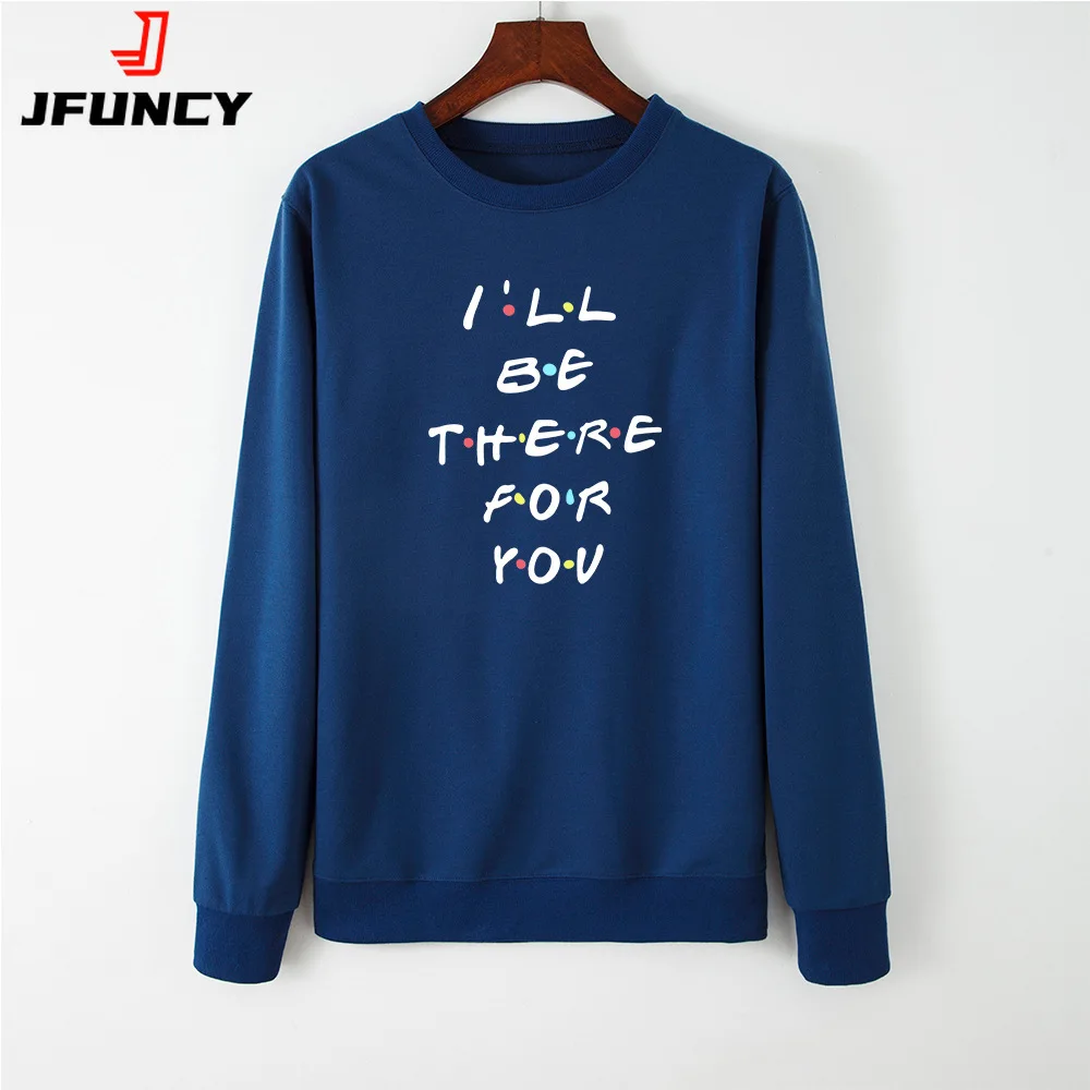 

JFUNCY 2022 Fashion Autumn Hoodies Women Pullover Crew Neck Sweatshirts Female Long Sleeve Tops Harajuku Print Casual Streetwear