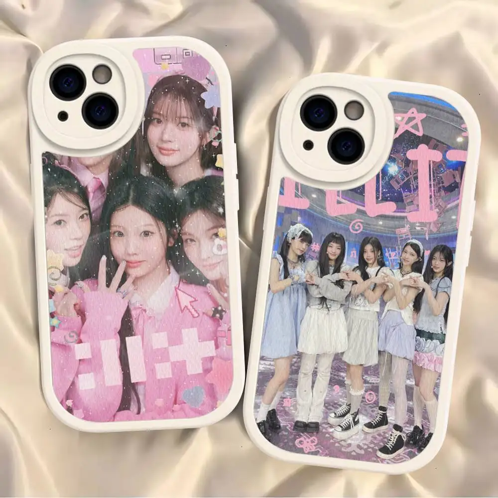 Фото Чехол для телефона Kpop Group I-Illit для iPhone 11 12 13 14 15 16 Pro Max Plus, кожаный чехол. №5