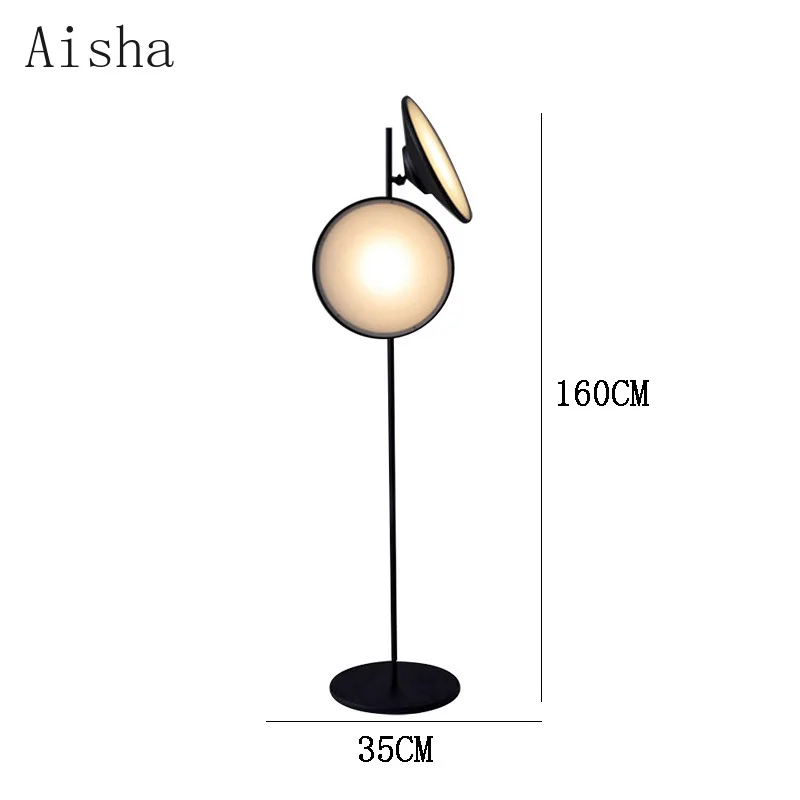 Creative Floor Lamp Postmodern Iron Art LED Double Head Speaker Bedside Bedroom Living Room Decoration Lamps |
