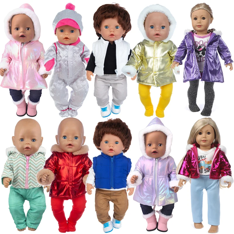 

25 Style Choose 1,Down Jackets Suit Fit For 43cm Baby Born Doll 17inch Born Babies Doll Clothes and Accessories