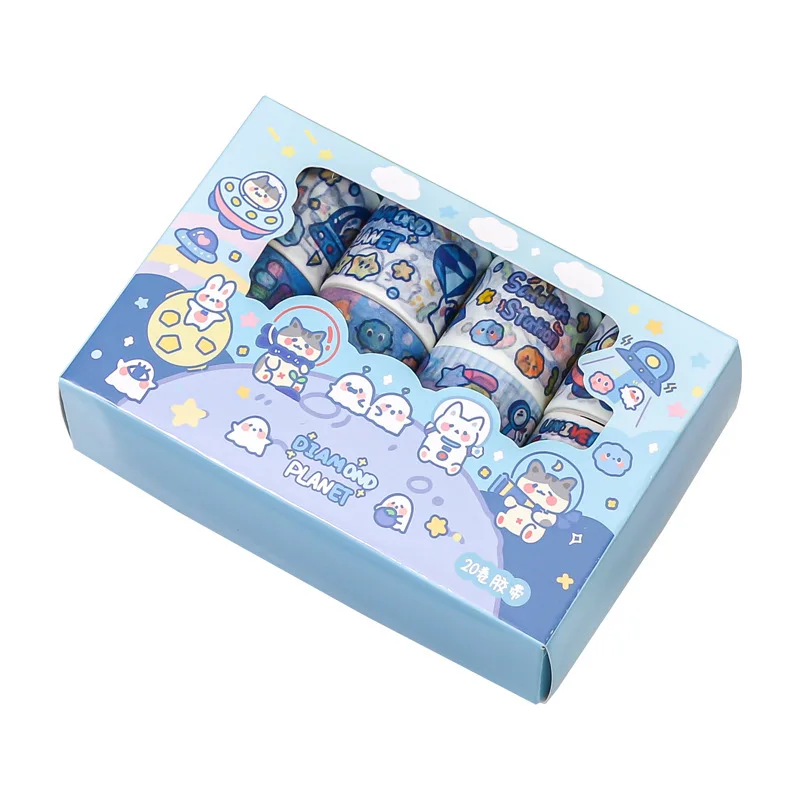 

20 Rolls Kawaii Animal Masking Tape DIY Art Craft Scrapbook Album Planners Decorative School Supplies Washi Tapes Stationery